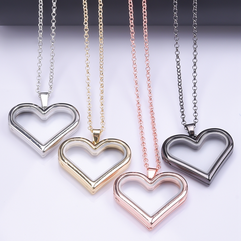 1Pc Y2K Girl Sweet Love Heart  - Heart Locket Necklace Photo recension och pris