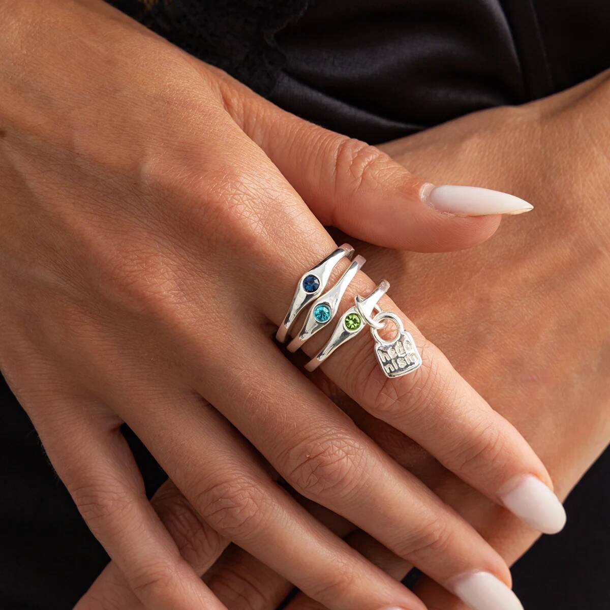 Ingemark 3Pcs/Set Vintage Inla - Vintage Punk Knuckle Rings Set recension och pris