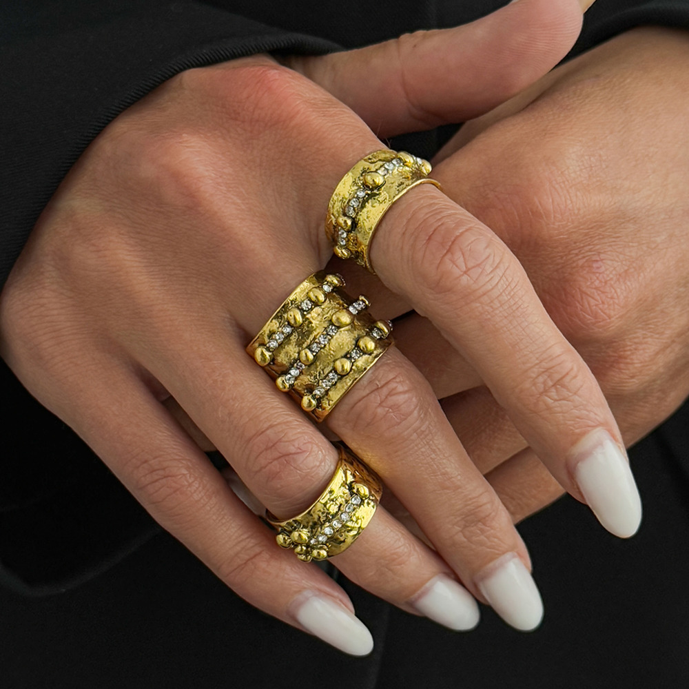 Ingemark 3Pcs Vintage Inlay Rh - Vintage Punk Knuckle Rings Set recension och pris