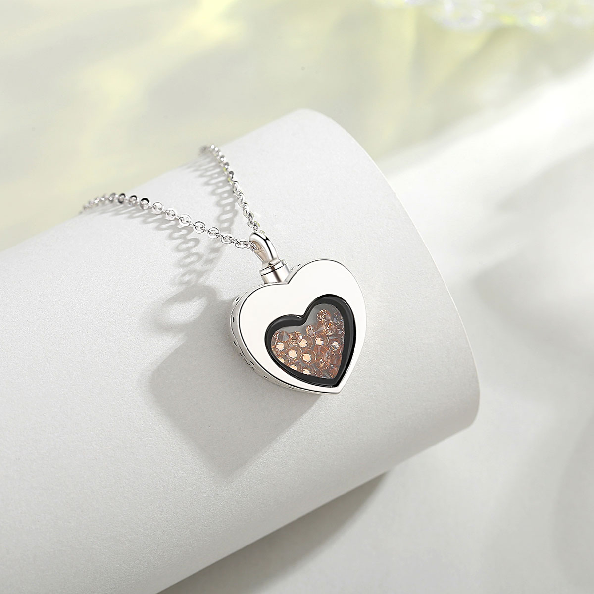 Eudora Sterling Silver Heart L - Heart Locket Necklace Photo recension och pris