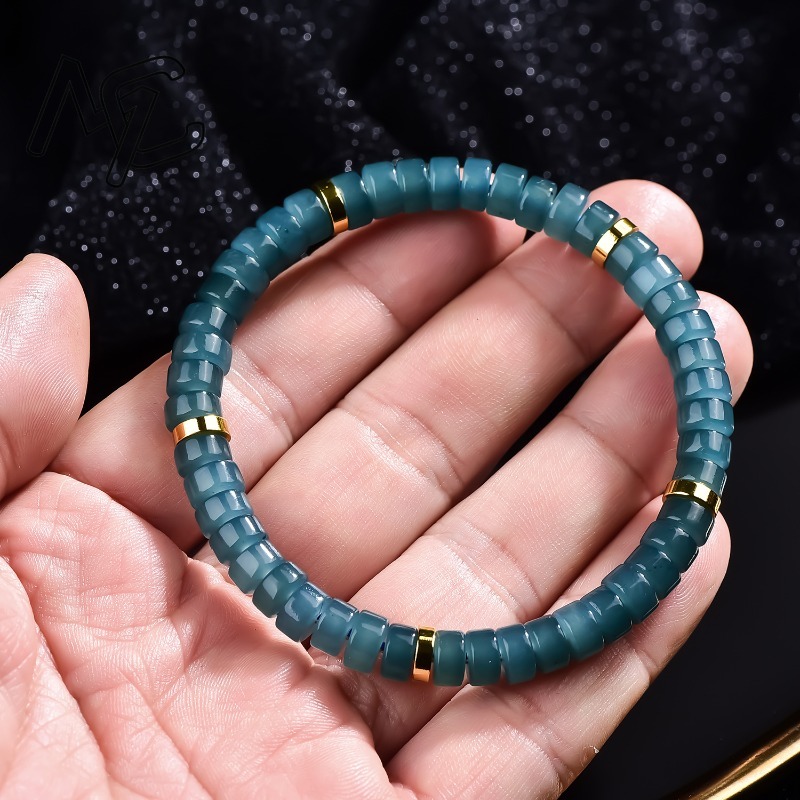 Natural Jadeite Blue Water Aba - Bracelets recension och pris