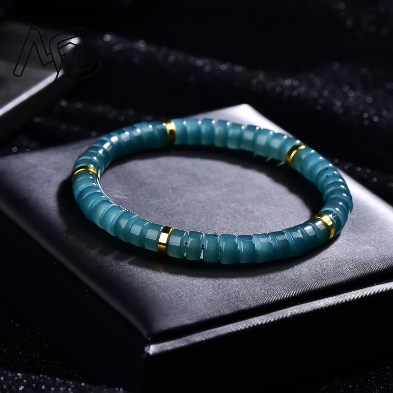 Natural Jadeite Blue Water Aba - Bracelets recension och pris