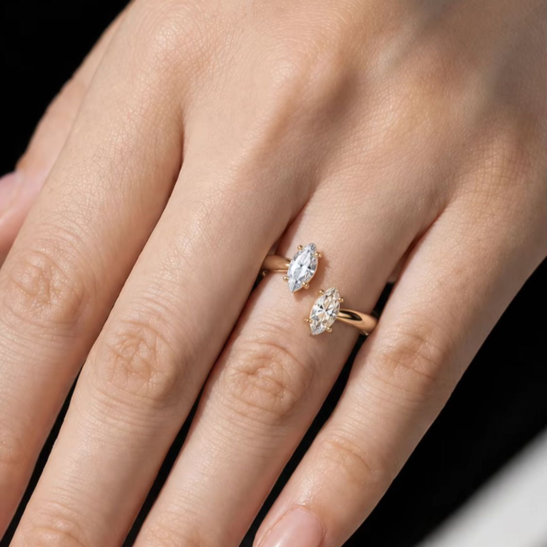 A 1-Carat 925 Sterling Silver  - Moissanite Engagement Ring 1 Carat recension och pris