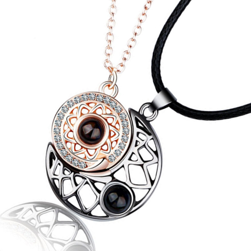 2PCS/Set Couple Matching Neckl - Magnetic Couple Matching Necklaces recension och pris