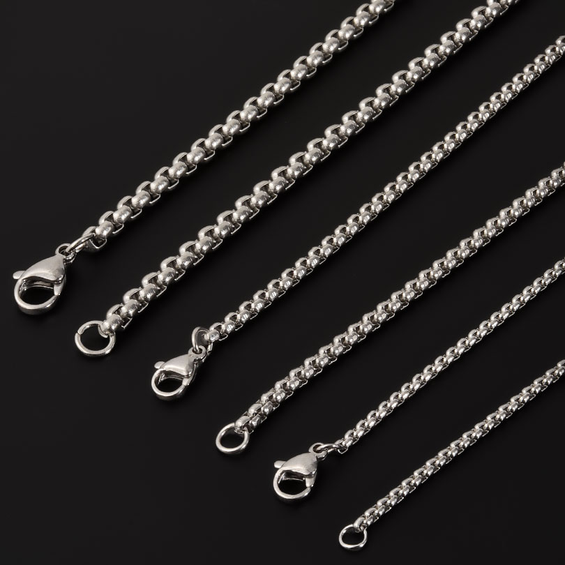 Width 2/2.5/3/4mm Silver Color - Cuban Link Chain 12Mm recension och pris