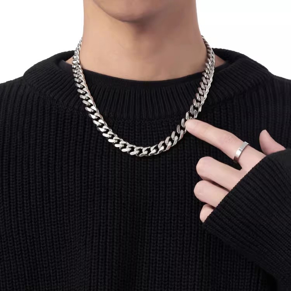 3/5/7mm Stainless Steel Cuban  - Cuban Link Chain 12Mm recension och pris