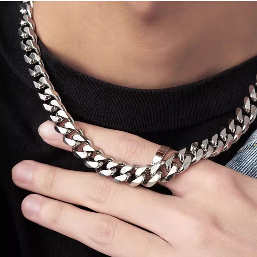 3/5/7mm Stainless Steel Cuban  - Cuban Link Chain 12Mm recension och pris