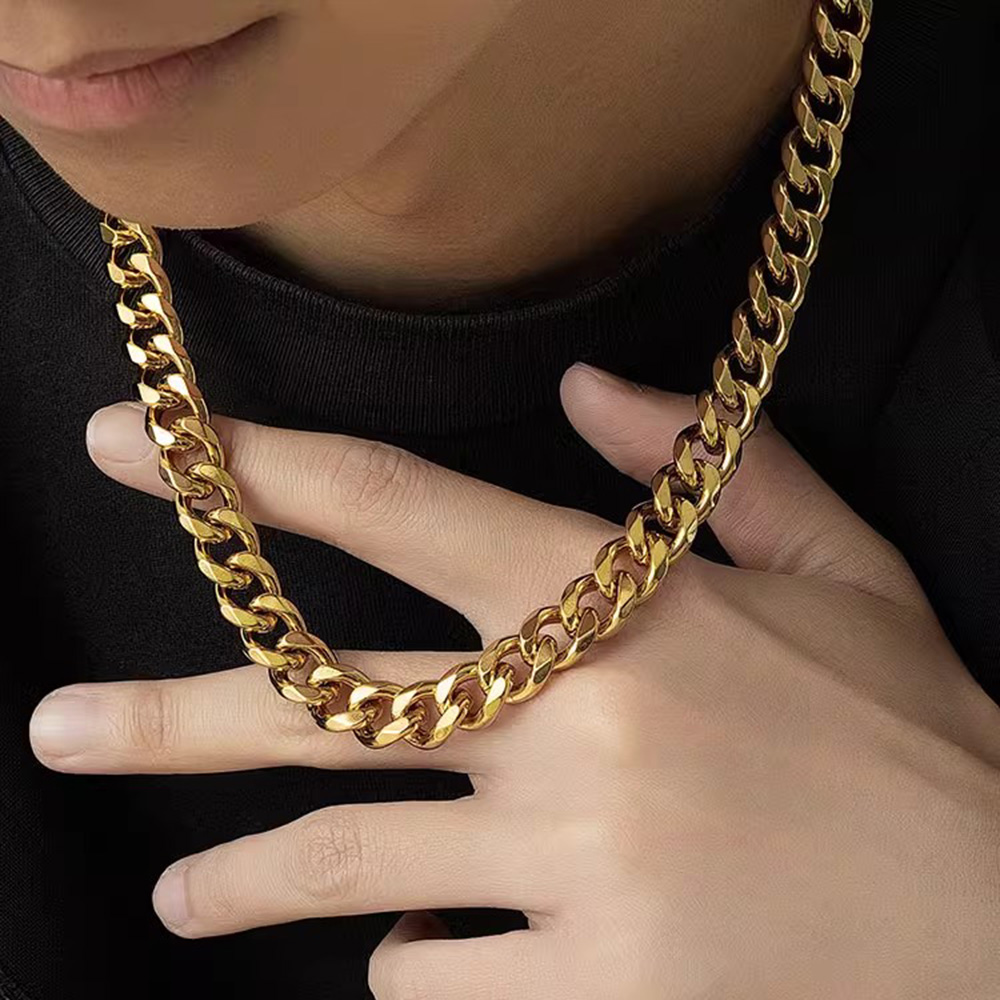3/5/7mm Stainless Steel Cuban  - Cuban Link Chain 12Mm recension och pris