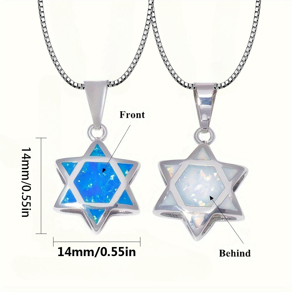 Star of David Opal Pendant Nec - Necklaces recension och pris