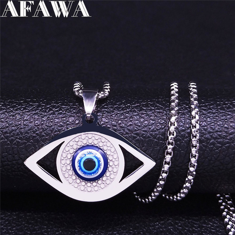 Islam Hamsa Evil Blue Eye Neck - Necklaces recension och pris