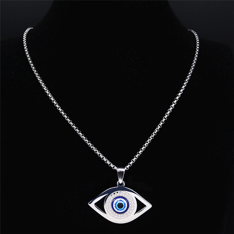 Islam Hamsa Evil Blue Eye Neck - Necklaces recension och pris