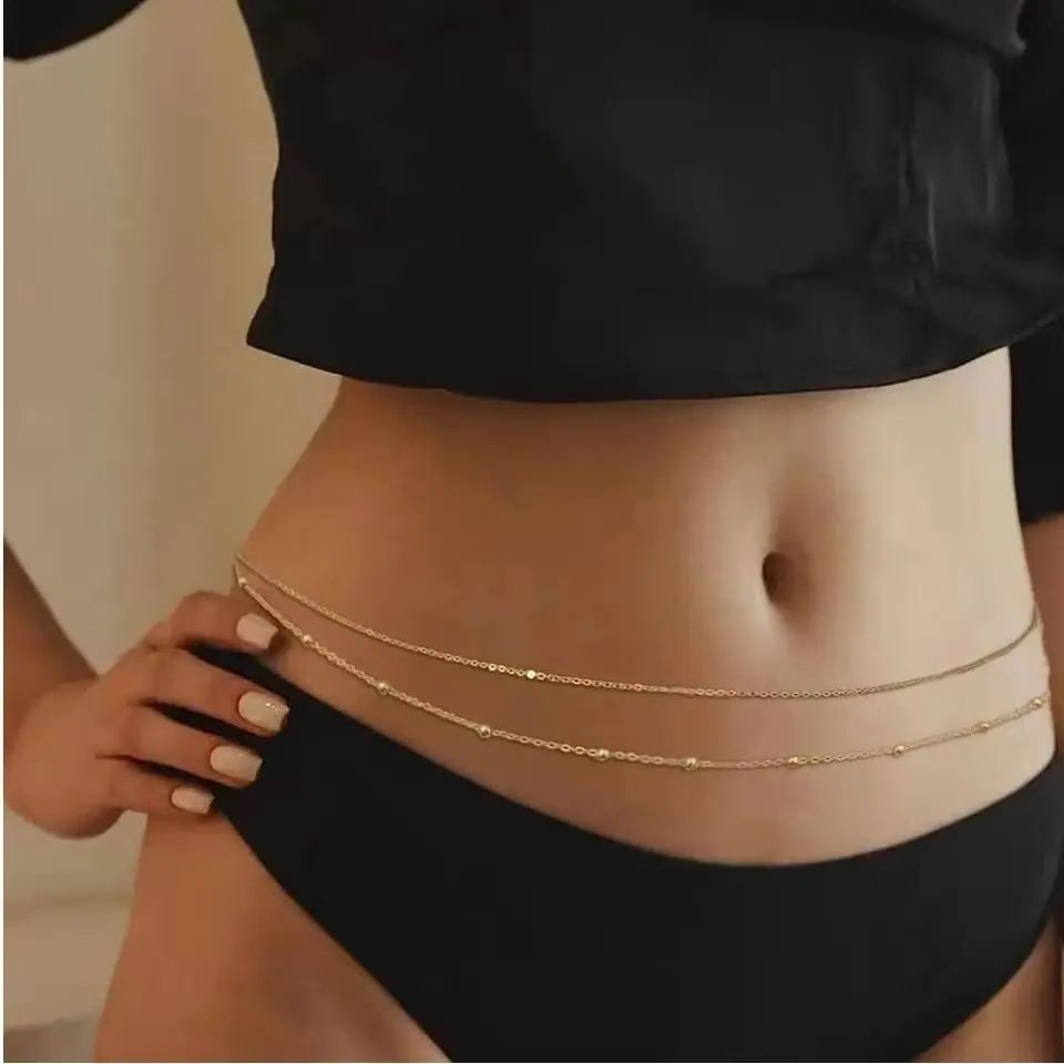 HipHop Double Layers Belly Cha - Body Jewelry recension och pris