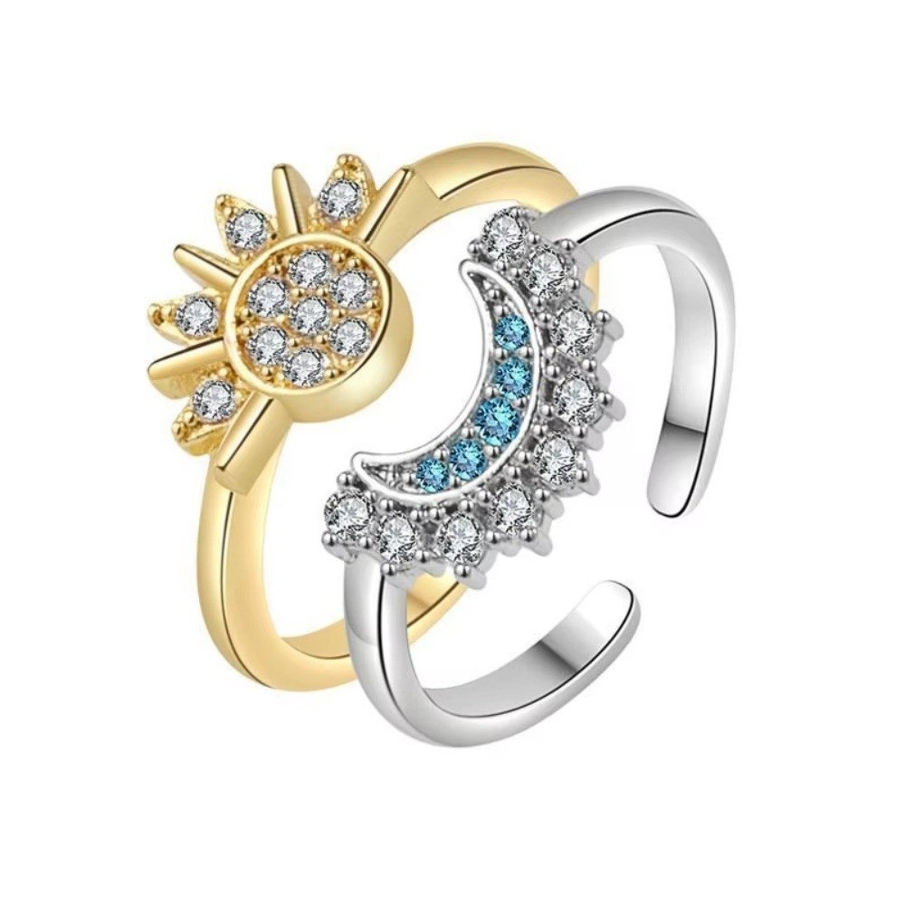 Stainless Steel Sun Moon 2Pcs  - Magnetic Couple Matching Necklaces recension och pris