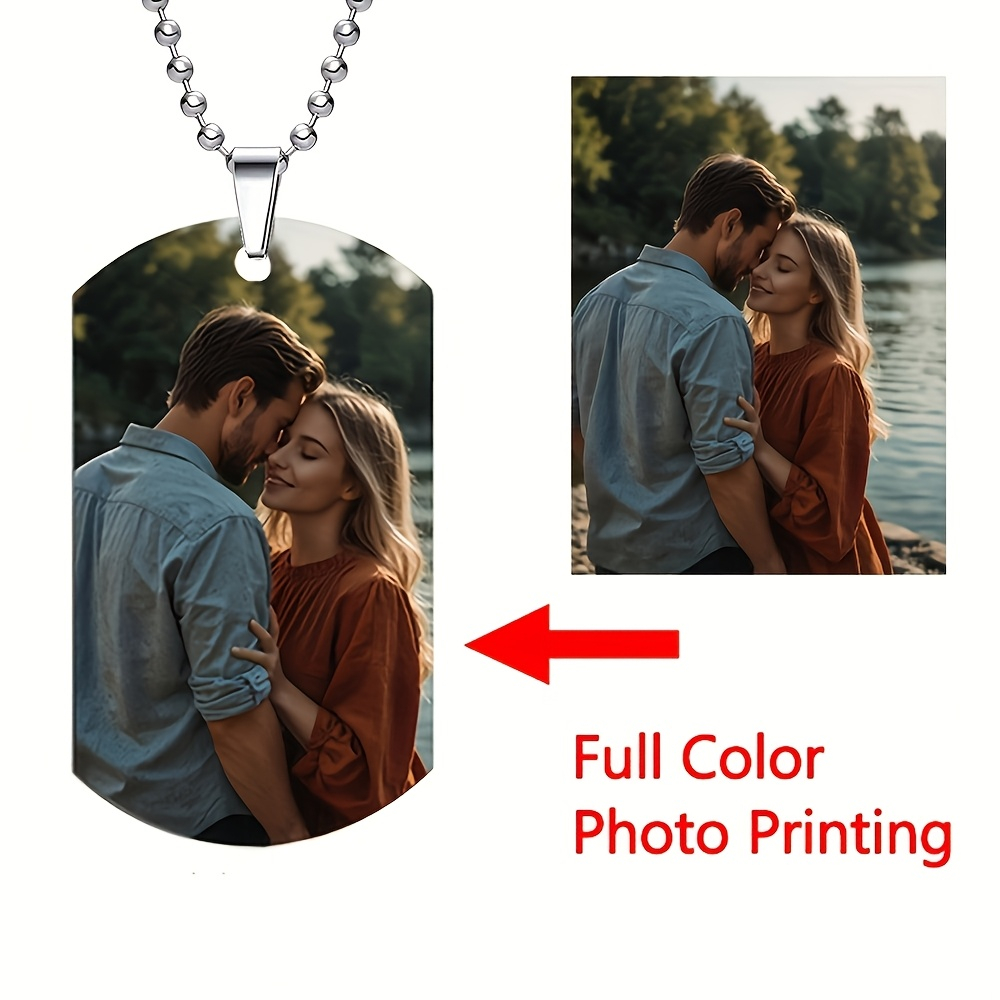 Custom Personalized Men's Pend - Custom Name Necklace Stainless Steel recension och pris