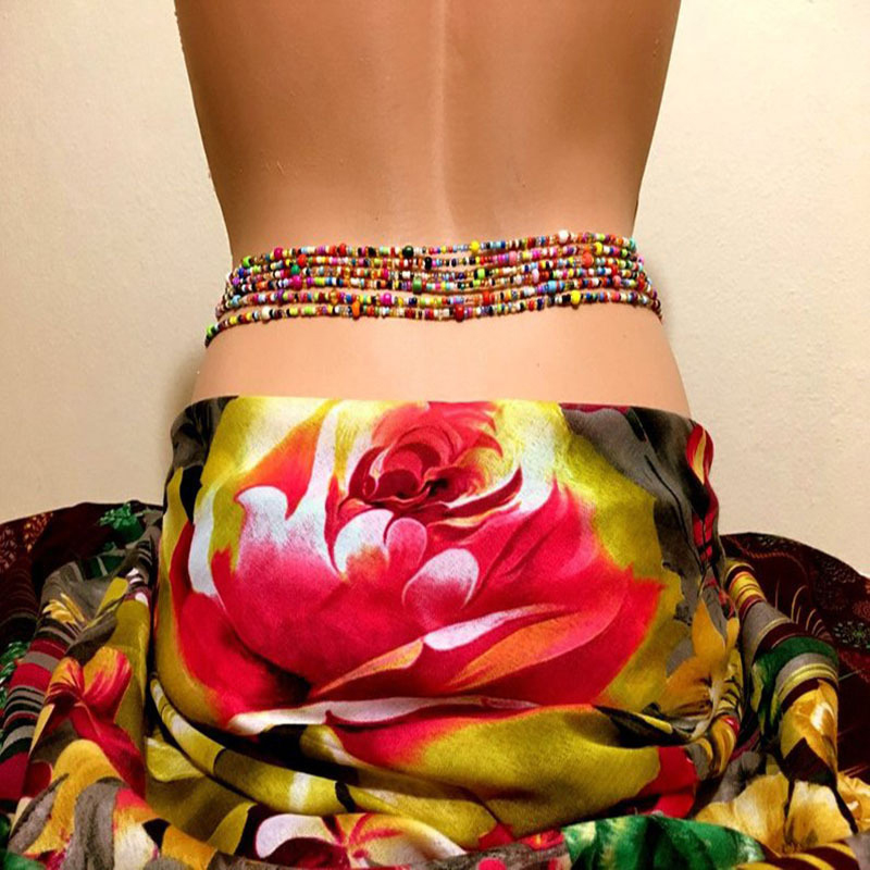 Women Layered Beaded Belly Cha - Body Jewelry recension och pris