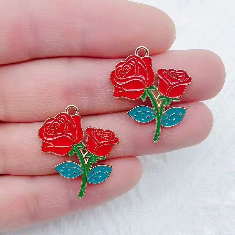 10pcs Plant Flower Bouquet Sun - Earrings recension och pris