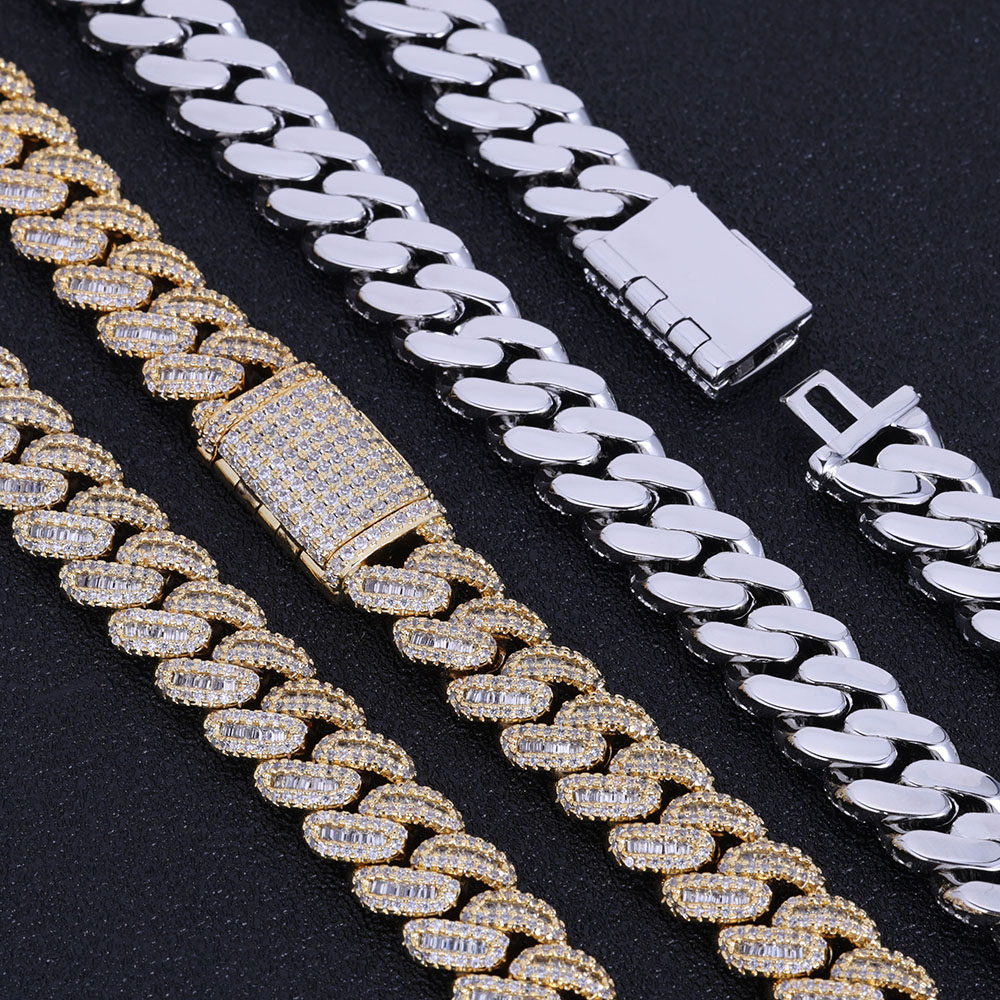 NUOYA Hip Hop Jewelry High Qua - Cuban Link Chain 12Mm recension och pris